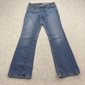 DKNY JEANS Bootcut Jeans Womens 8S/C (29x29) Blue Mid Rise Stretch Denim